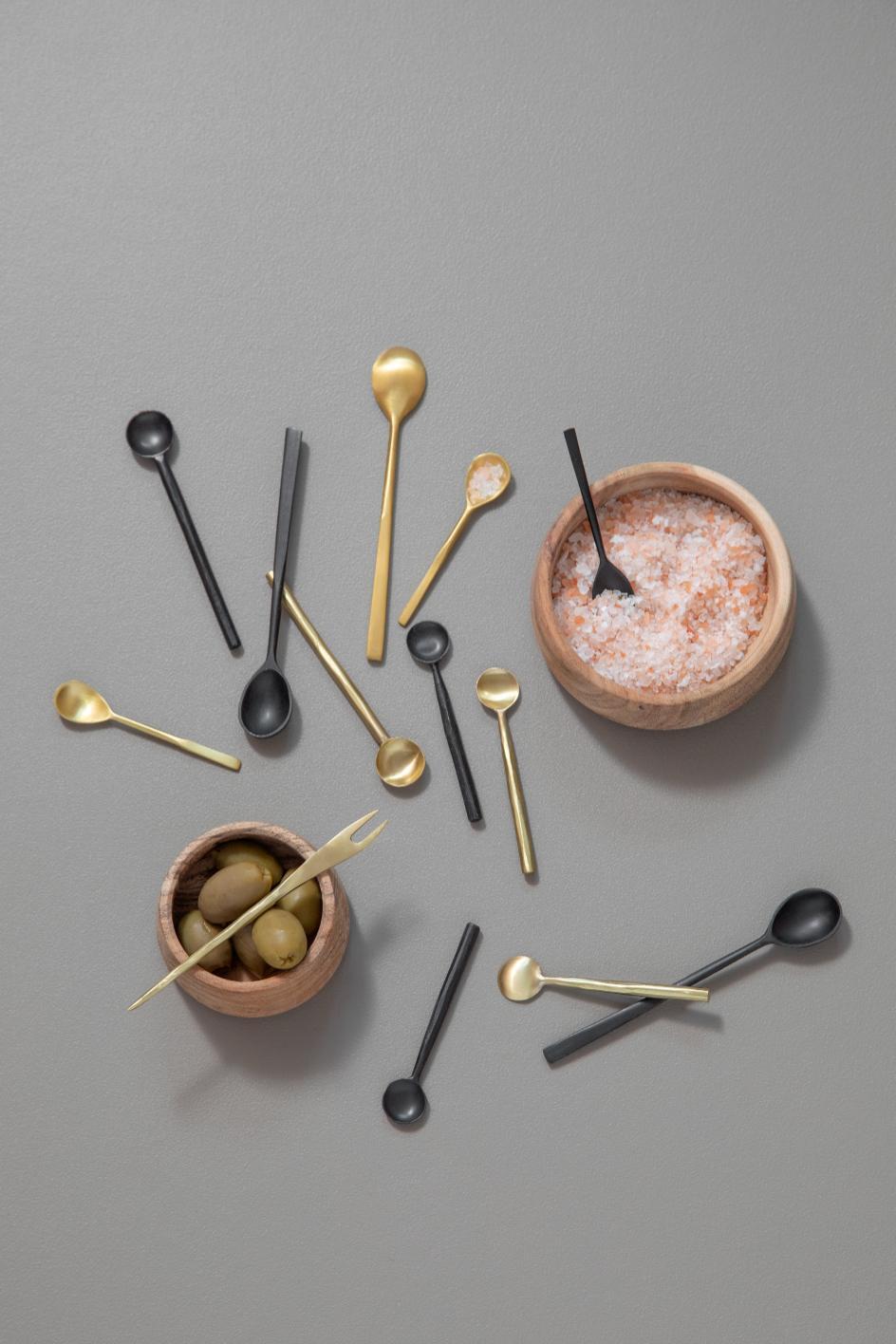 Ske, brass - L7,5 cm.